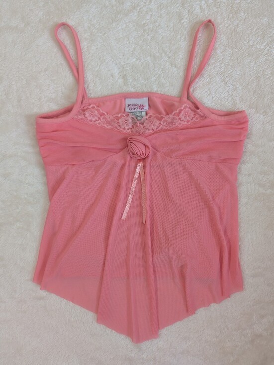 Tops - 2000s Pink Fairy Top Y2k